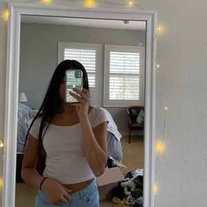 light pink off the shoulder top